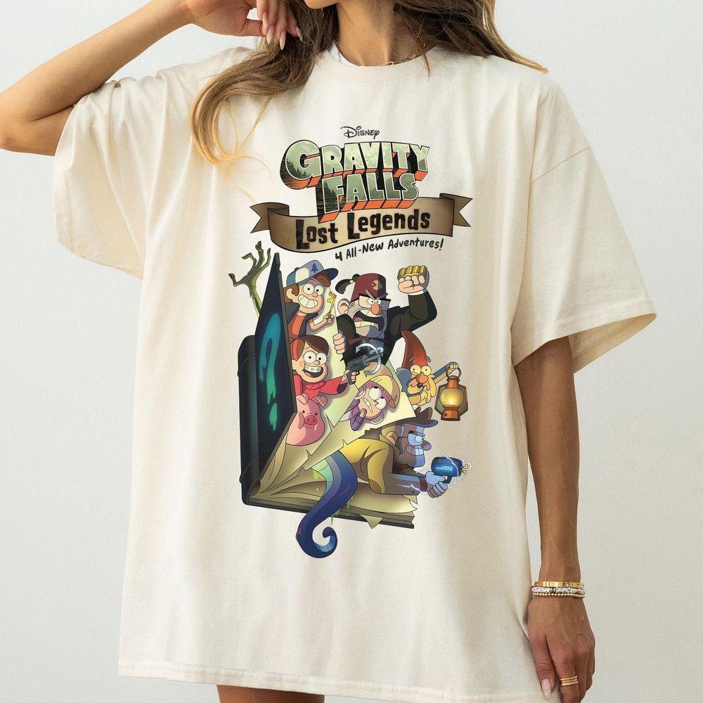 Disney Gravity Falls Lost Legends 4 All-new Adventures Shirt Disney Mabel And Dipper Shirt Disneyland Family Matching Shirt Wdw Trip Tee Graphic Printed Merch
